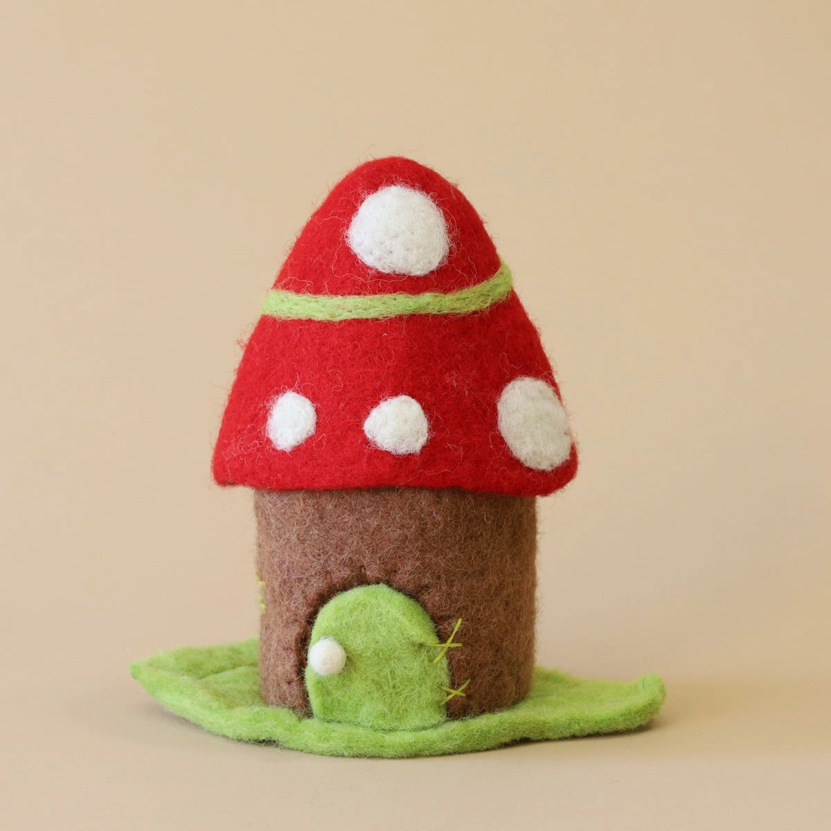 Felt Toadstool Leaf Home