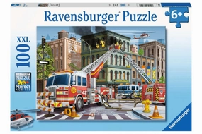 Fire Truck Rescue - 100pc Puzzle
