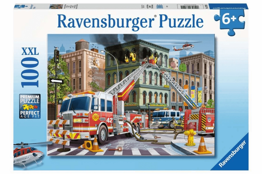 Fire Truck Rescue - 100pc Puzzle