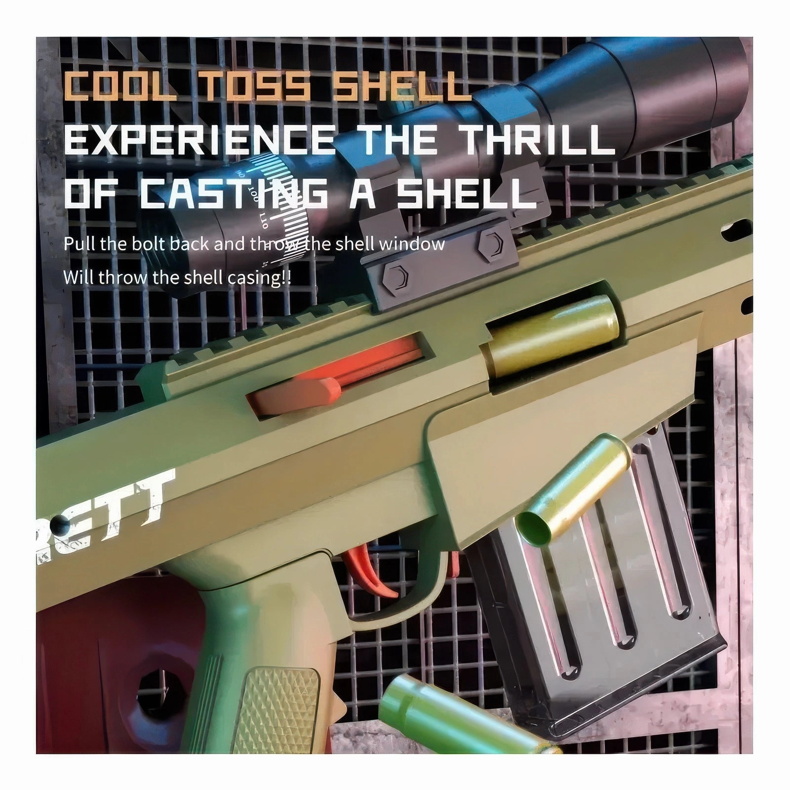 Foam Blaster 76cm Toy Gun Rifle with Soft Bullets