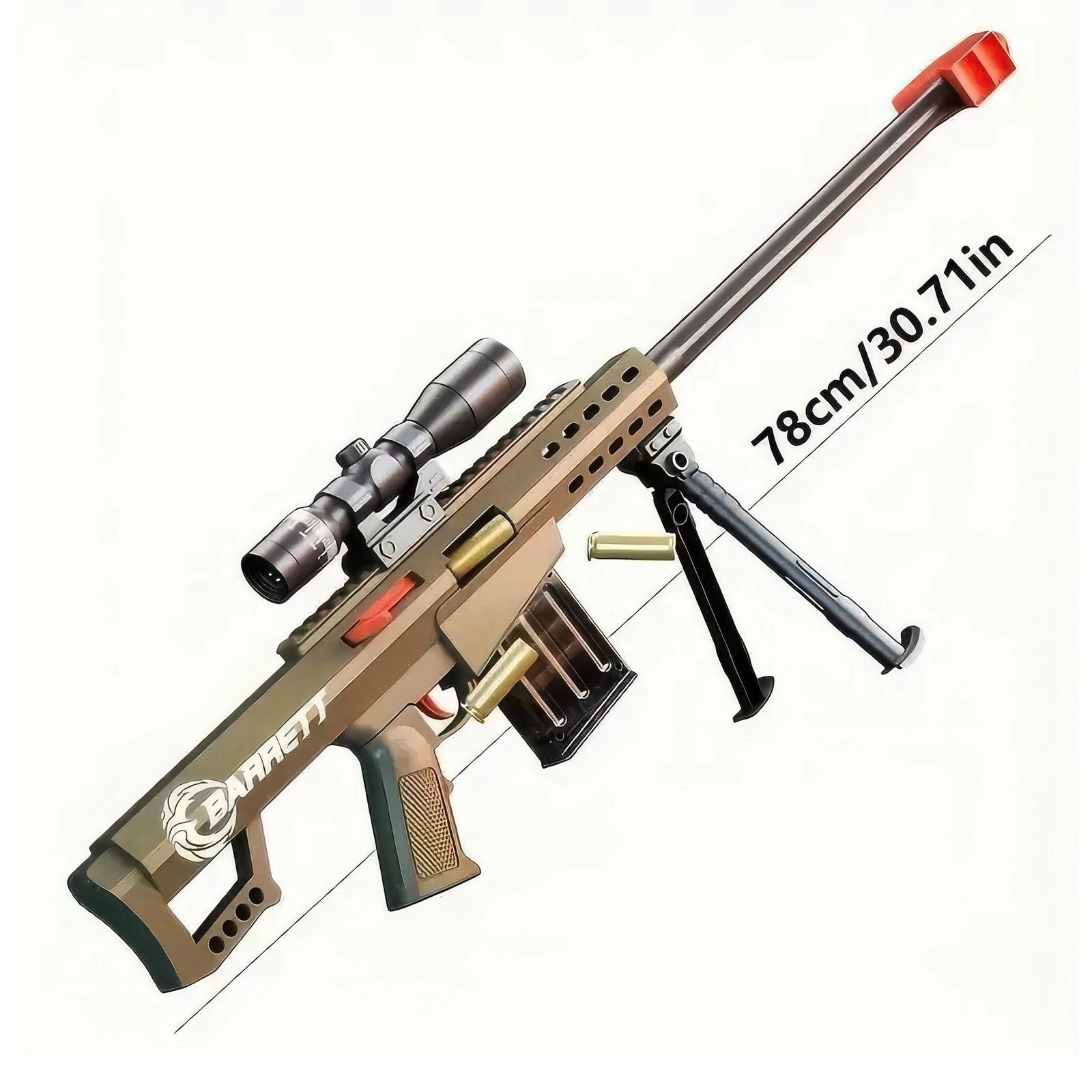 Foam Blaster 76cm Toy Gun Rifle with Soft Bullets