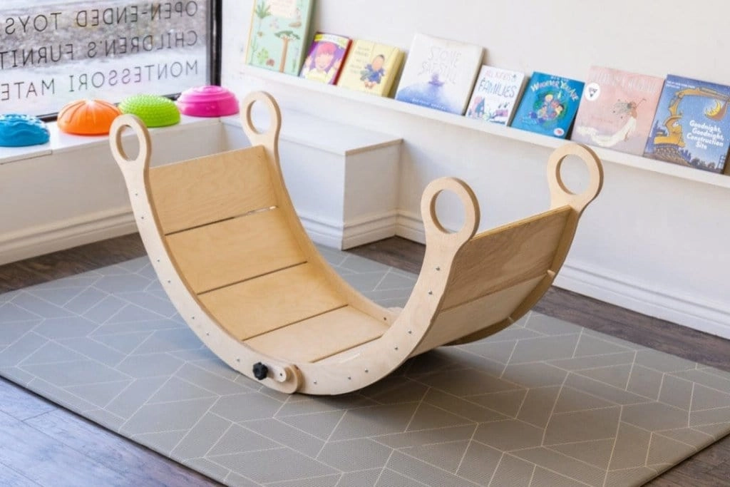 Folding Waldorf Rocker Board