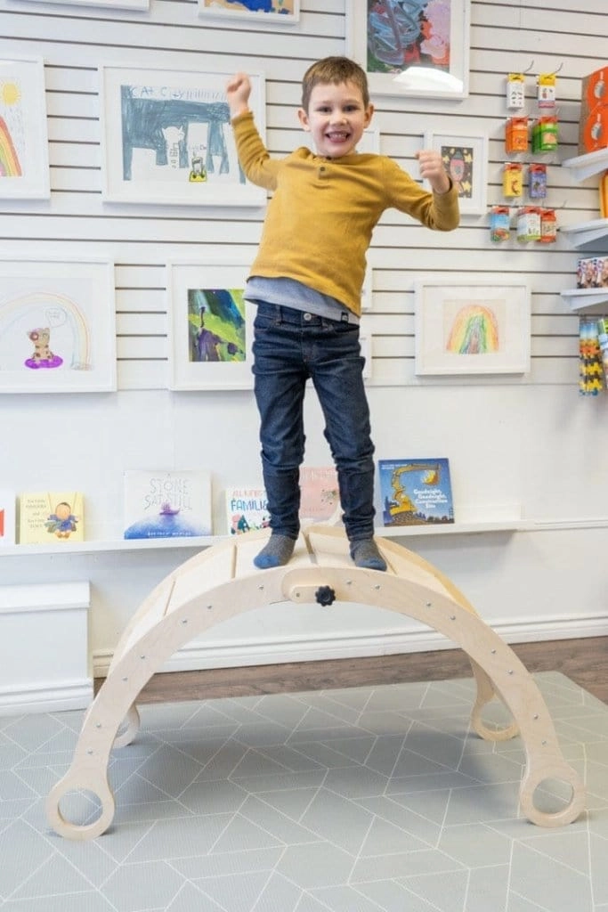 Folding Waldorf Rocker Board
