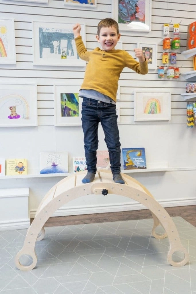 Folding Waldorf Rocker Board