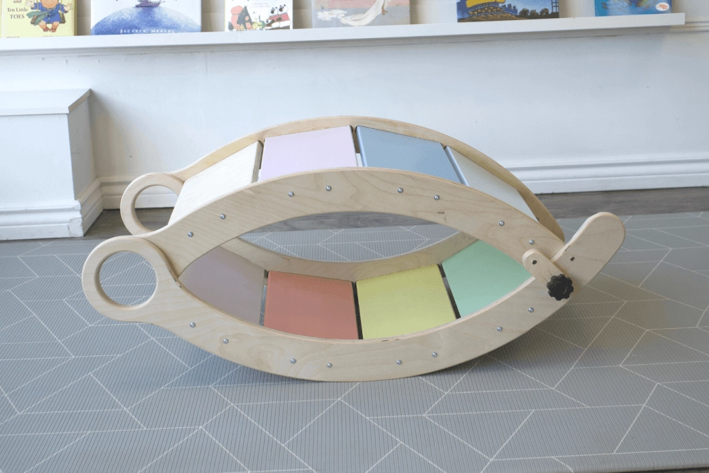 Folding Waldorf Rocker Board