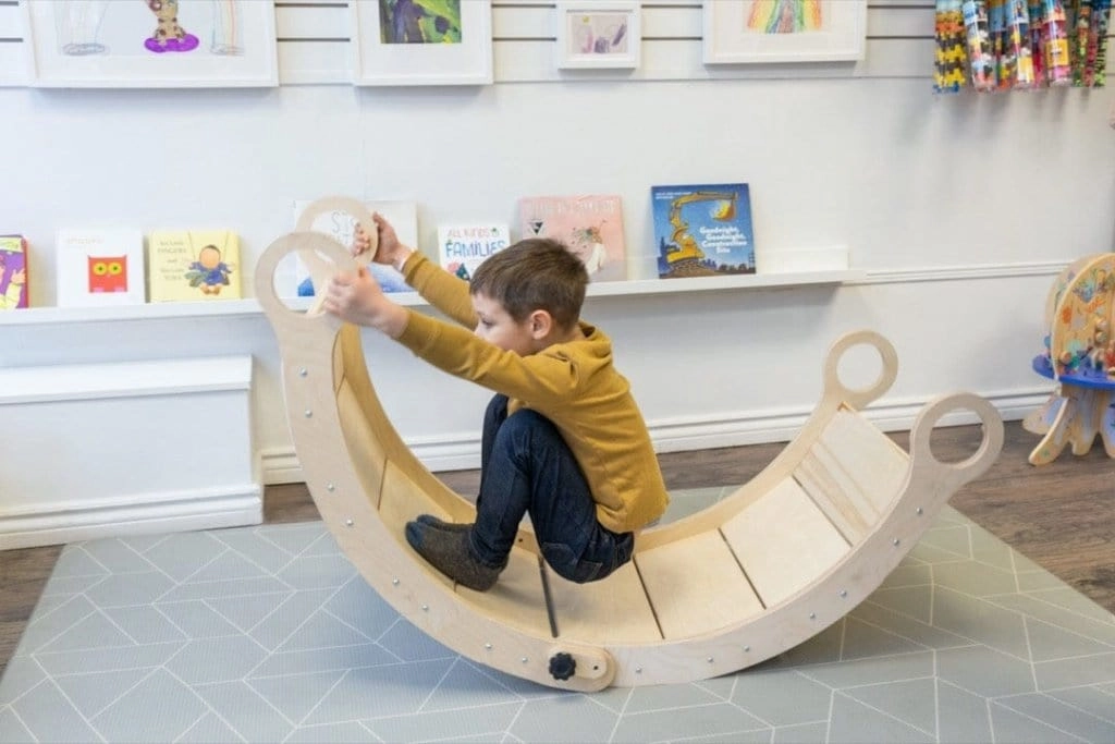 Folding Waldorf Rocker Board