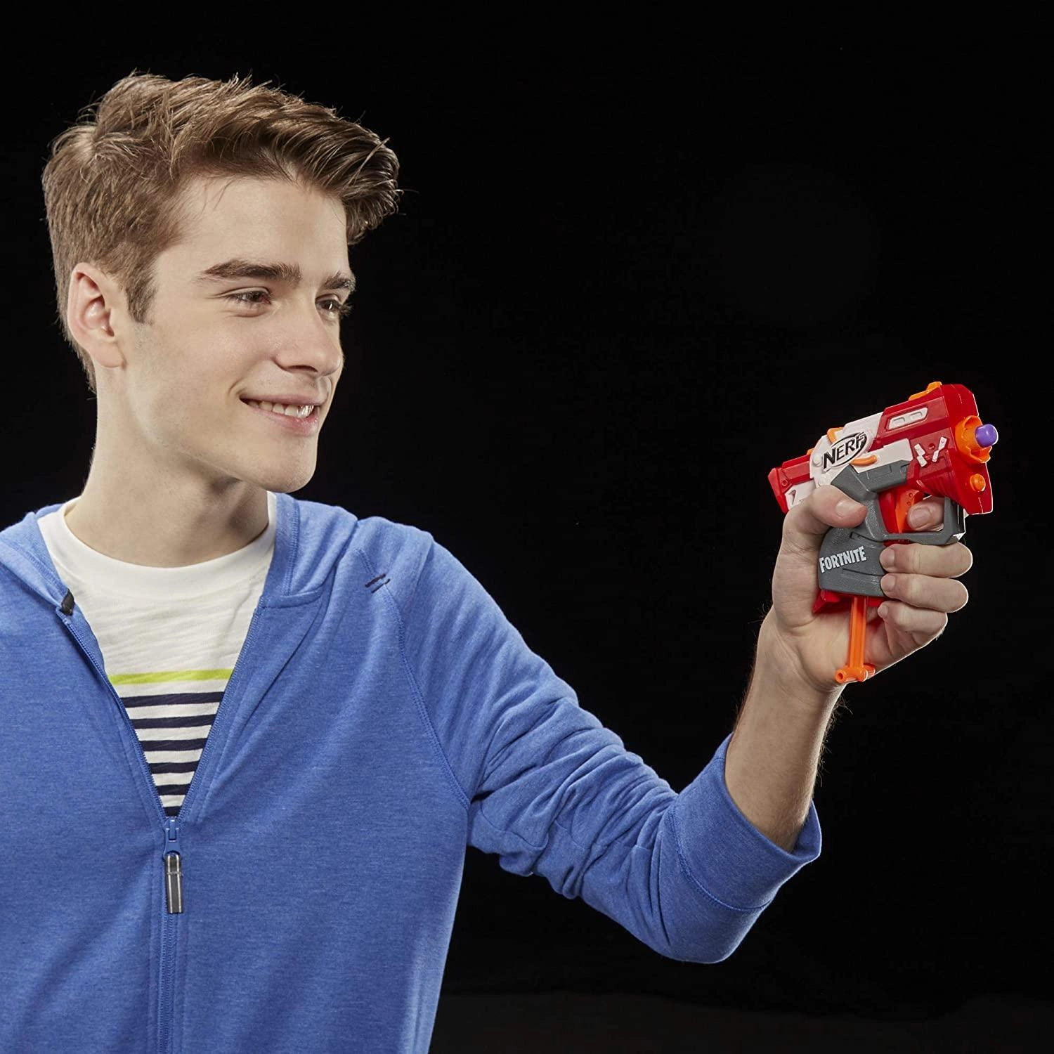 Fortnite TS Nerf MicroShots Dart-Firing Toy Blaster and 2 Nerf Darts