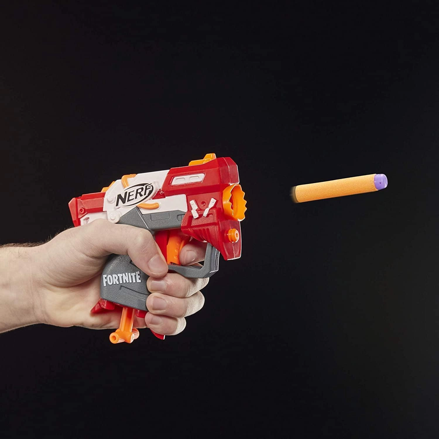 Fortnite TS Nerf MicroShots Dart-Firing Toy Blaster and 2 Nerf Darts