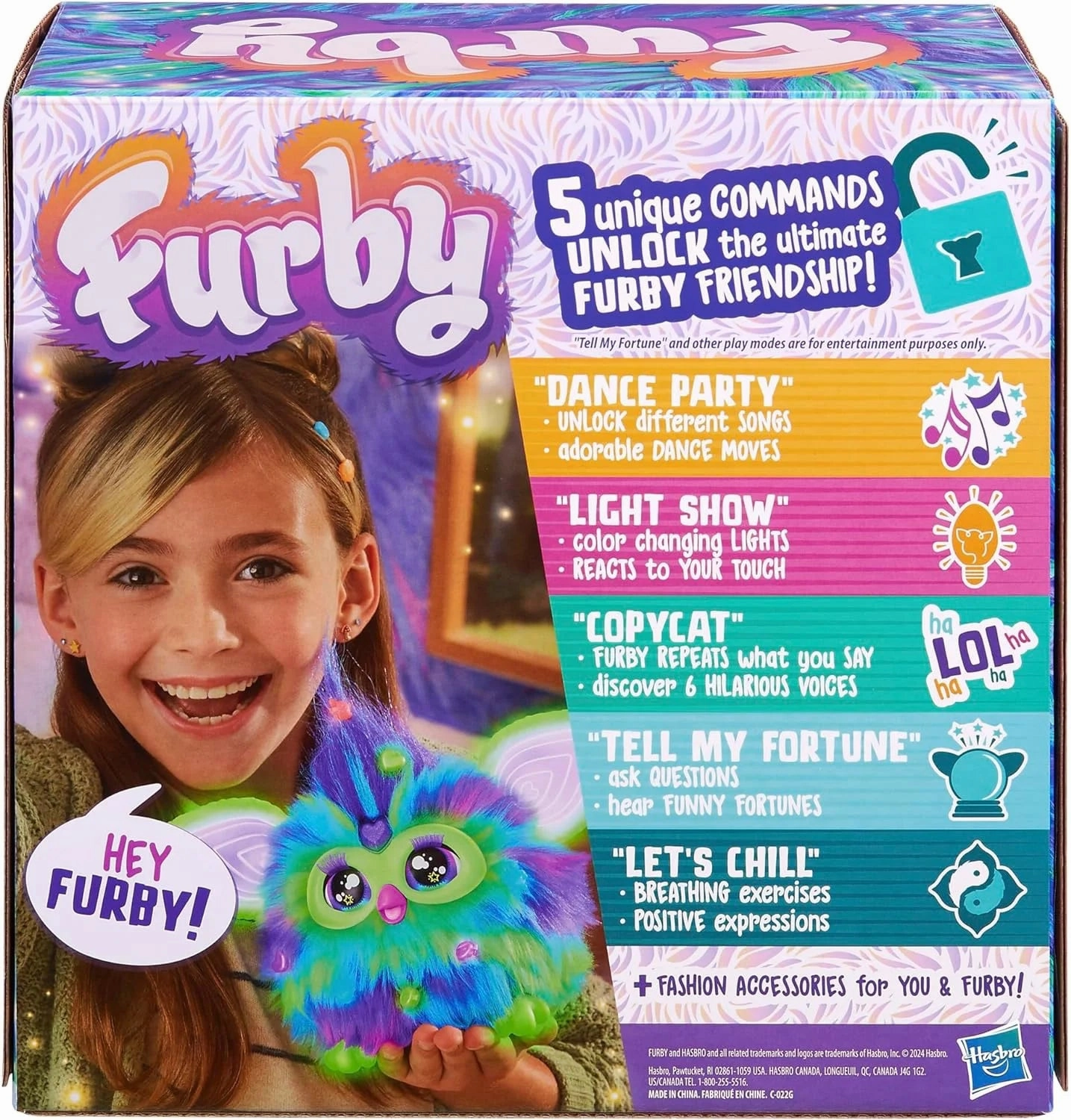 FURBY Glow in The Dark Interactive Plush Toy