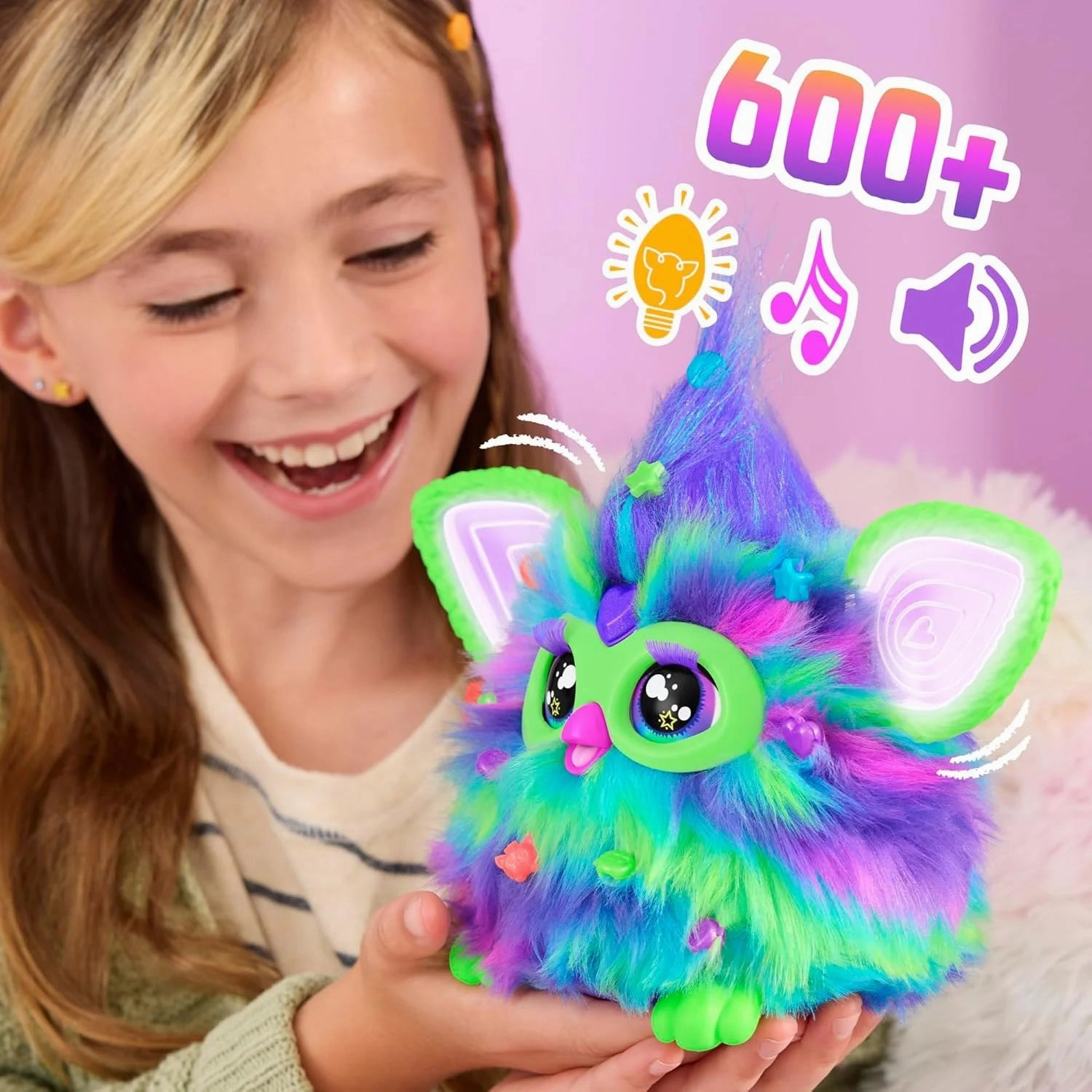 FURBY Glow in The Dark Interactive Plush Toy