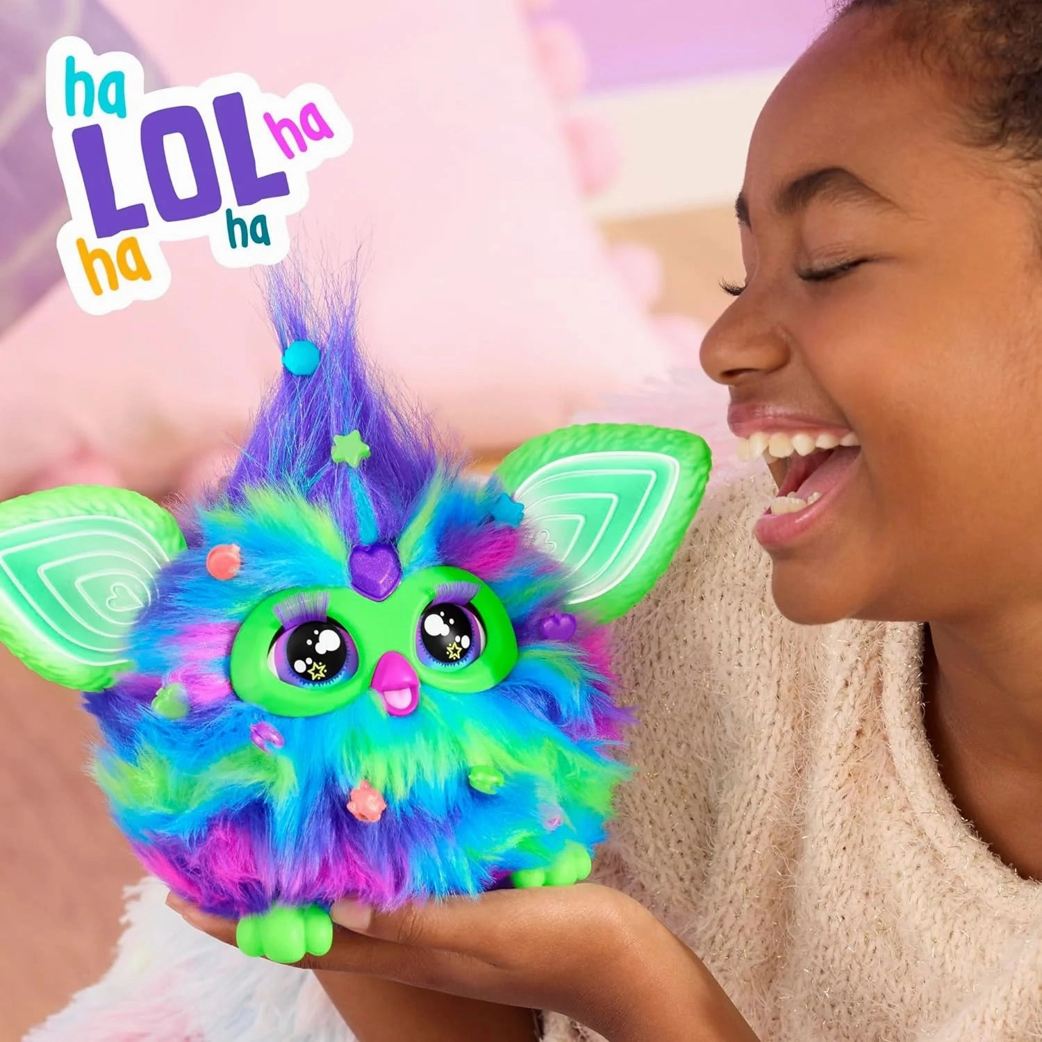 FURBY Glow in The Dark Interactive Plush Toy