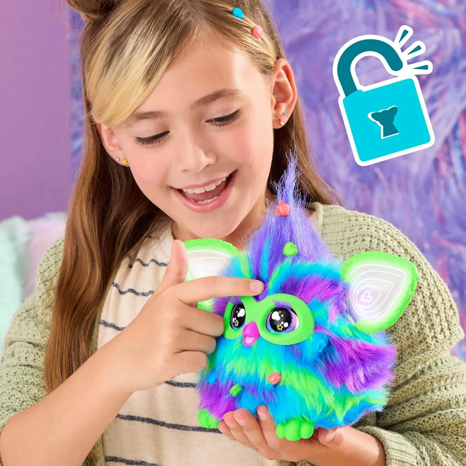 FURBY Glow in The Dark Interactive Plush Toy