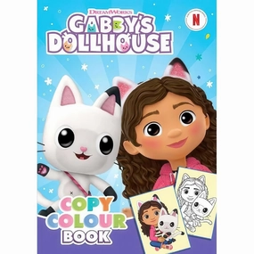 Gabby's Dollhouse Copy Colour Book