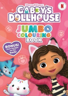 Gabby's Dollhouse Jumbo Colouring Book
