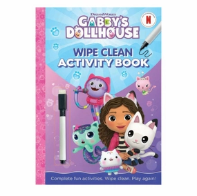 Gabbys Dollhouse Wipe Clean Activity Book