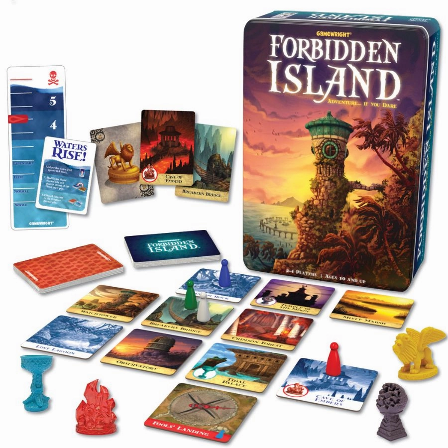 Gamewright - Forbidden Island Tin Board Game