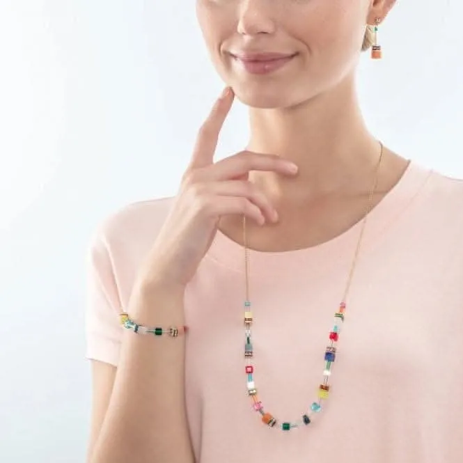 GeoCUBE® Iconic Nature Dopamine Chain Necklace 3035/10-1582 Coeur De Lion Jewellery