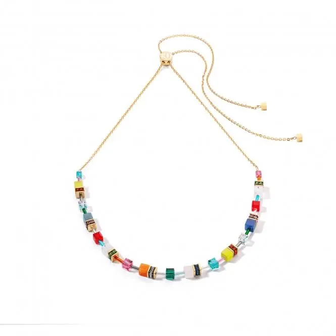 GeoCUBE® Iconic Nature Dopamine Chain Necklace 3035/10-1582 Coeur De Lion Jewellery