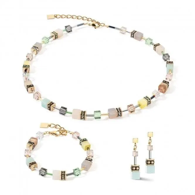 GeoCUBE® Iconic Precious Multicolour Gentle Earrings 4905/21-1576 Coeur De Lion Jewellery