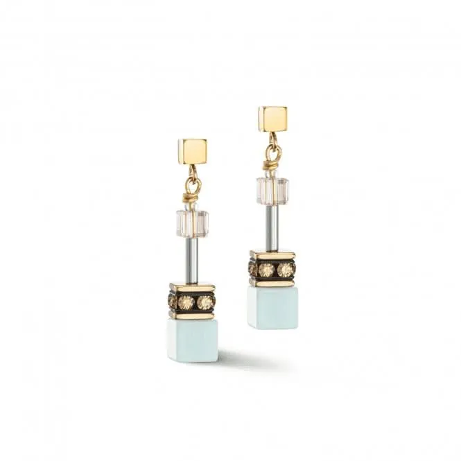 GeoCUBE® Iconic Precious Multicolour Gentle Earrings 4905/21-1576 Coeur De Lion Jewellery