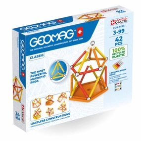 Geomag - Green Recycled Line: Classic Colour 42 Pieces