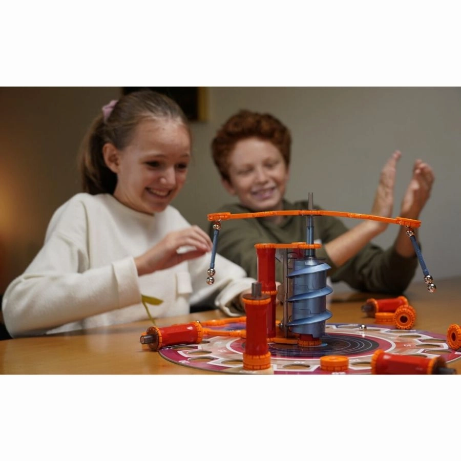 Geomag - Mechanics Challenge Strike! Spin and Strike Game and Construction Toy