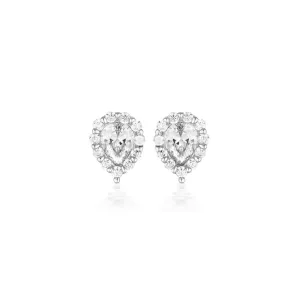 Georgini Sterling Silver Sirconia Monaco Stud Earrings Sterling Silver	Jewelry