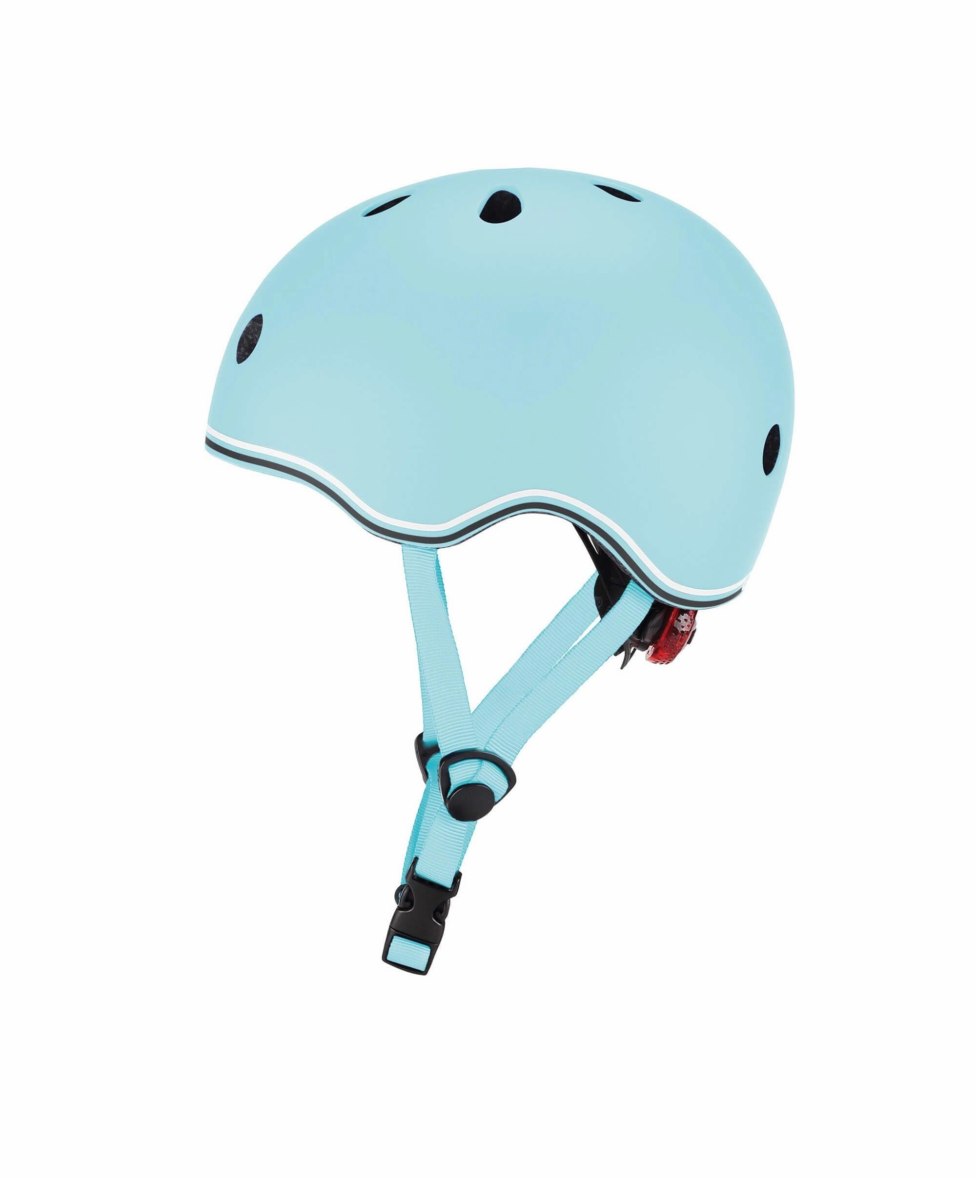 Globber GO-UP Lights Helmet - Pastel Blue