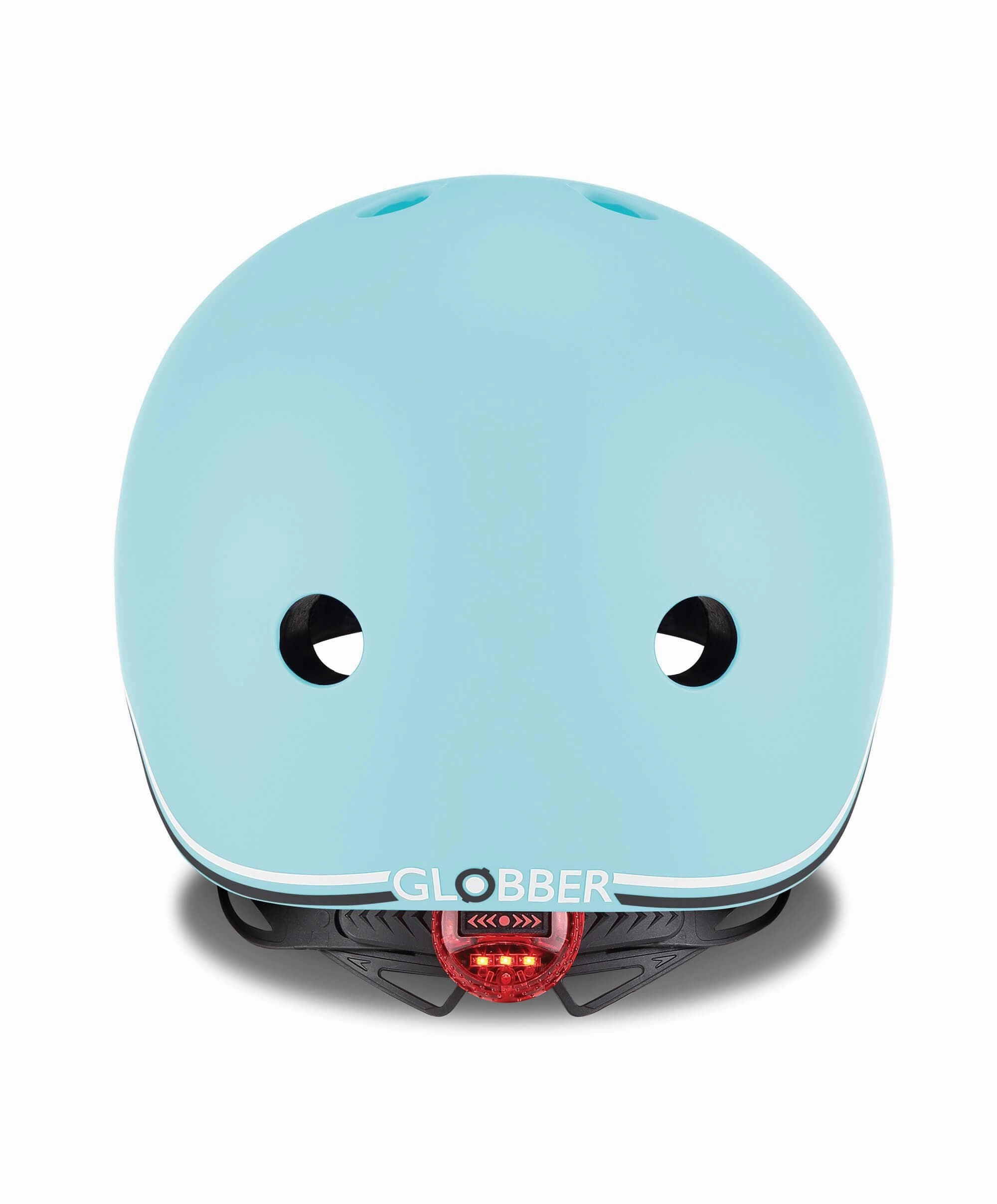 Globber GO-UP Lights Helmet - Pastel Blue