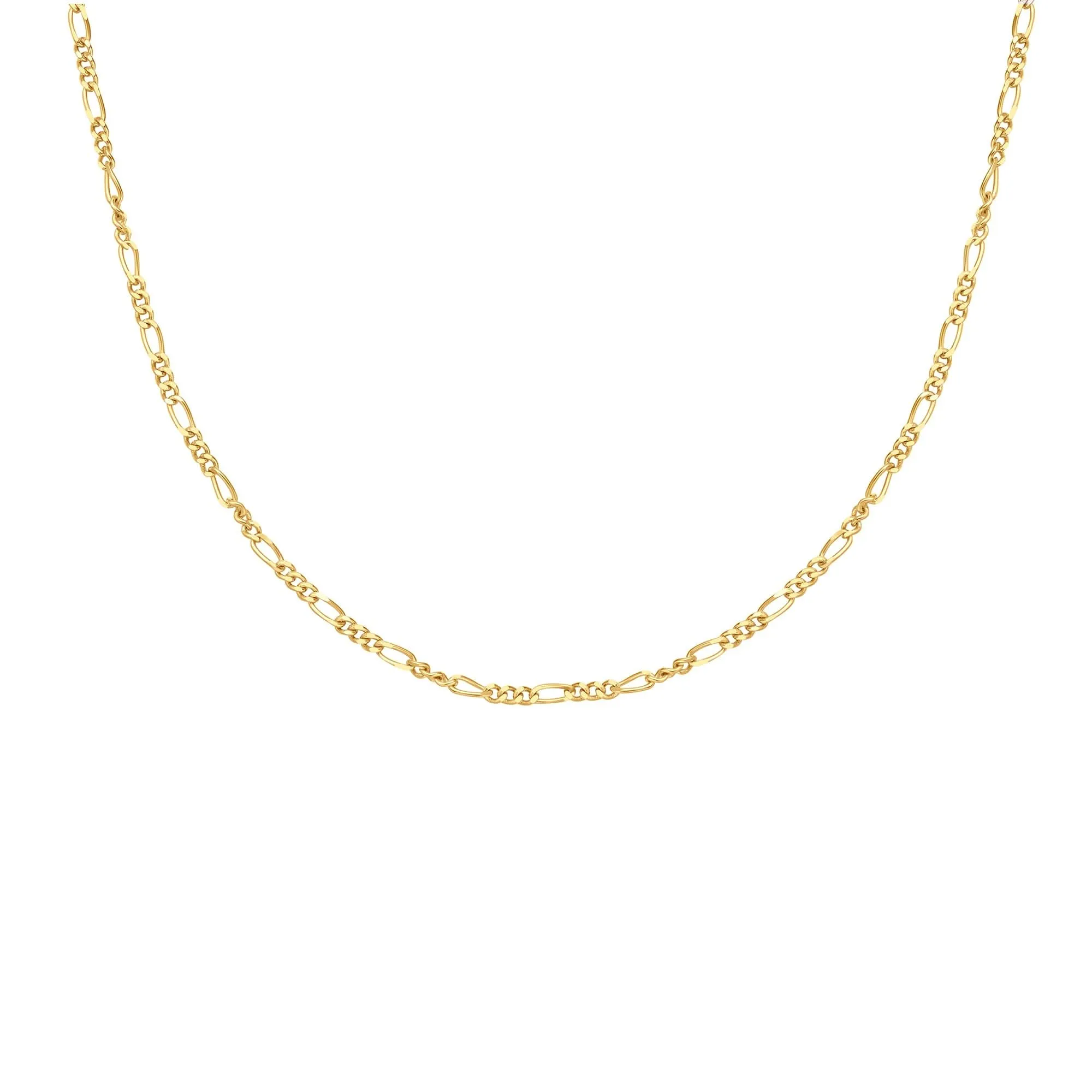 Gold Filia Curb Chain Necklace N063-04G Ania Haie Jewellery