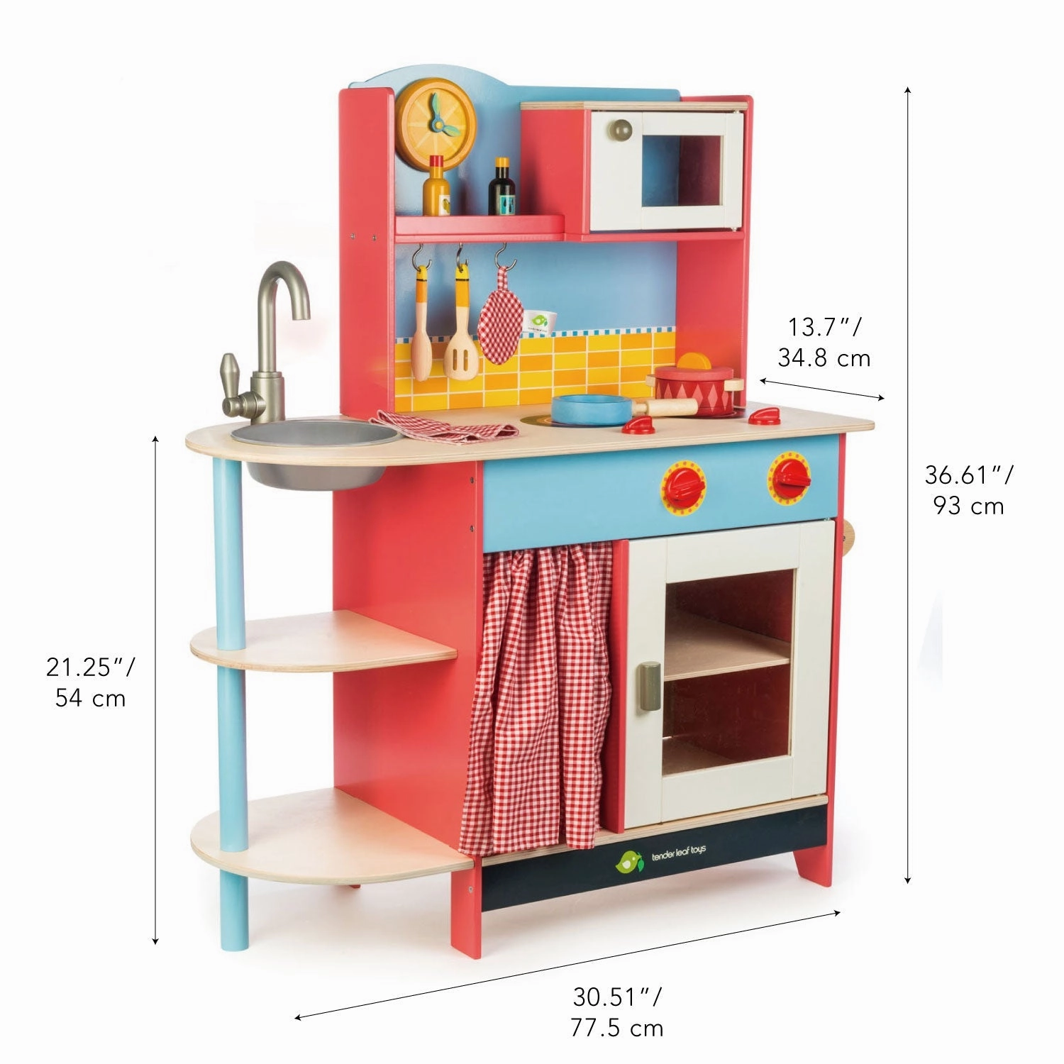 Grand Wooden Play Kitchen