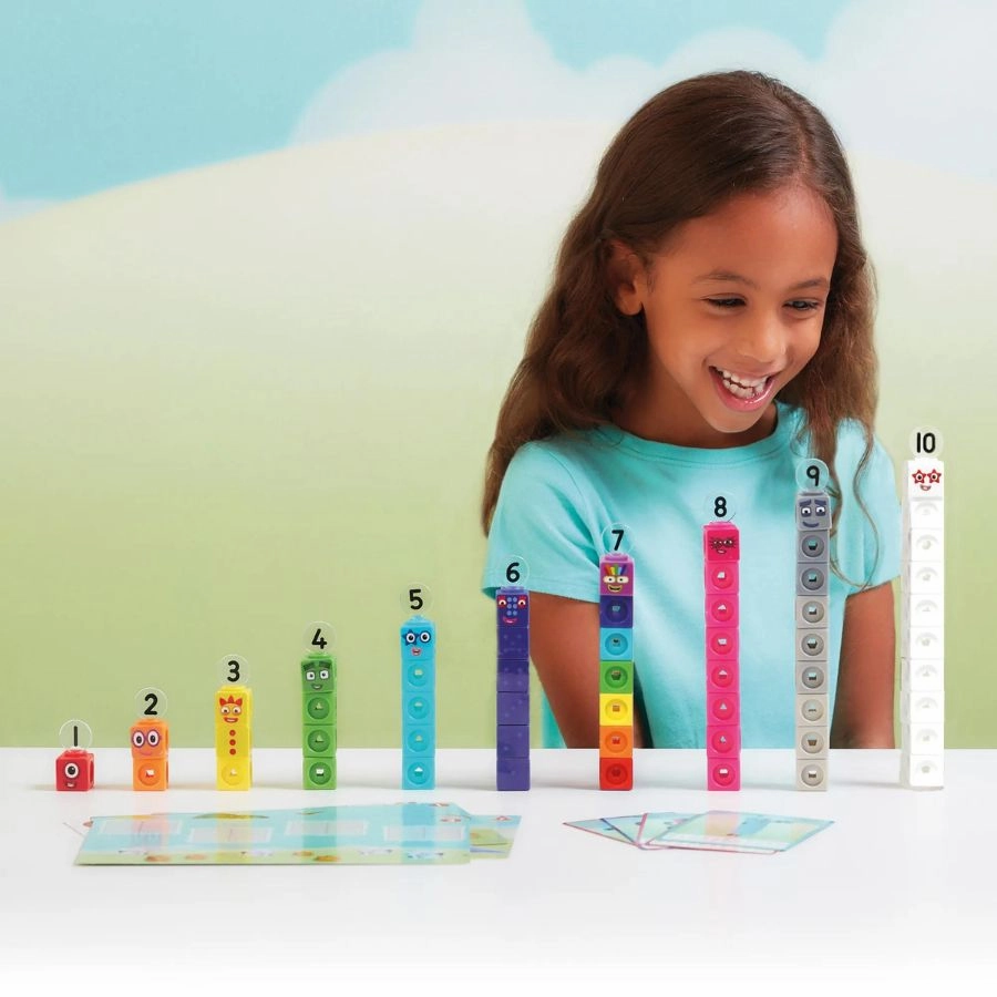 hand2mind - Numberblocks MathLink Cubes 1-10 Activity Set