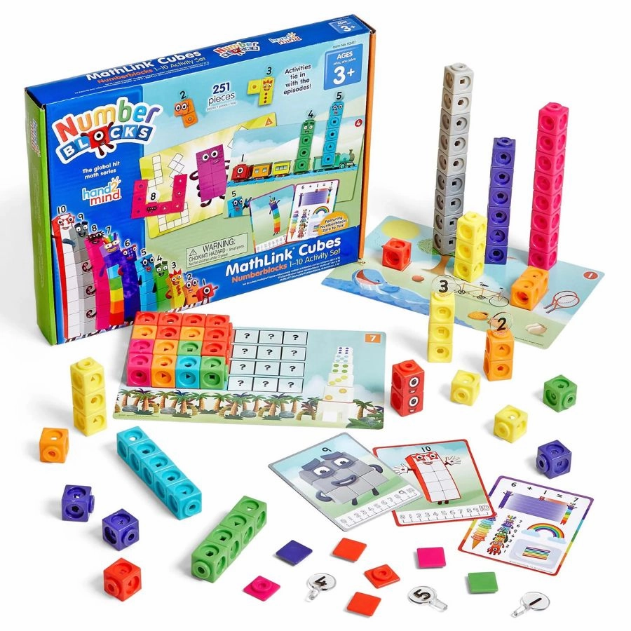 hand2mind - Numberblocks MathLink Cubes 1-10 Activity Set