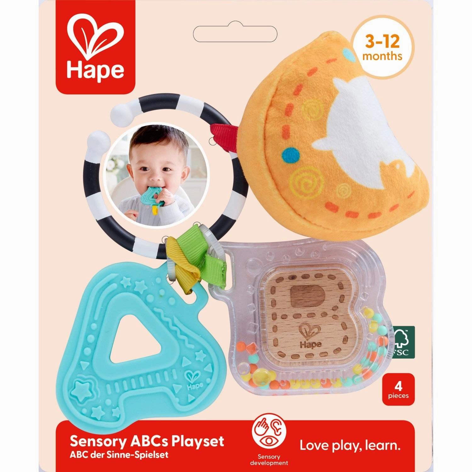 Hape Sensory ABC Playset