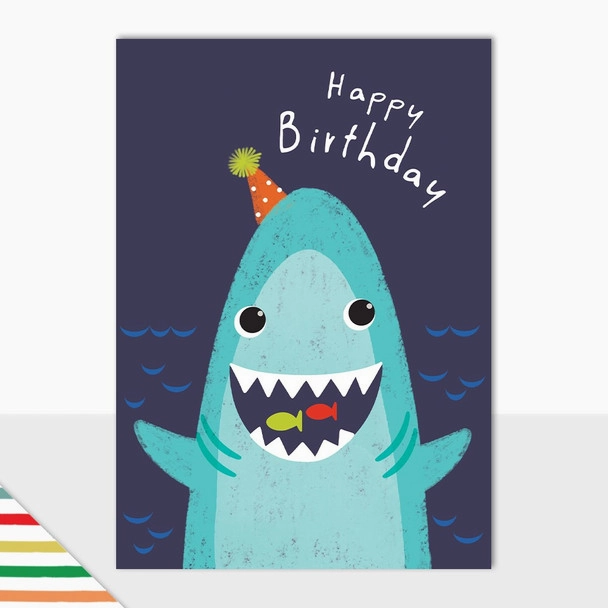 Happy Birthday - Shark Card