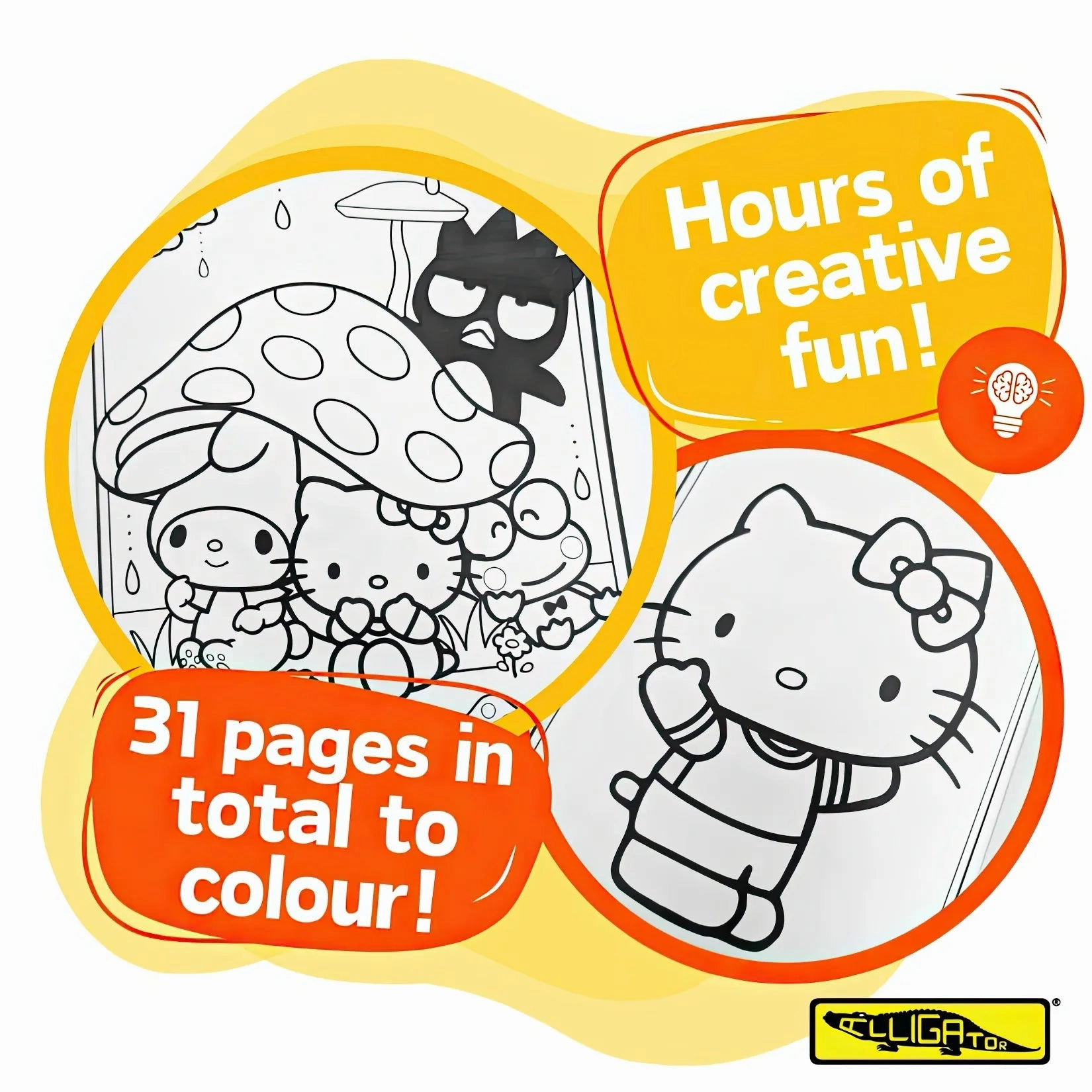 Hello Kitty & Friends Colouring Book