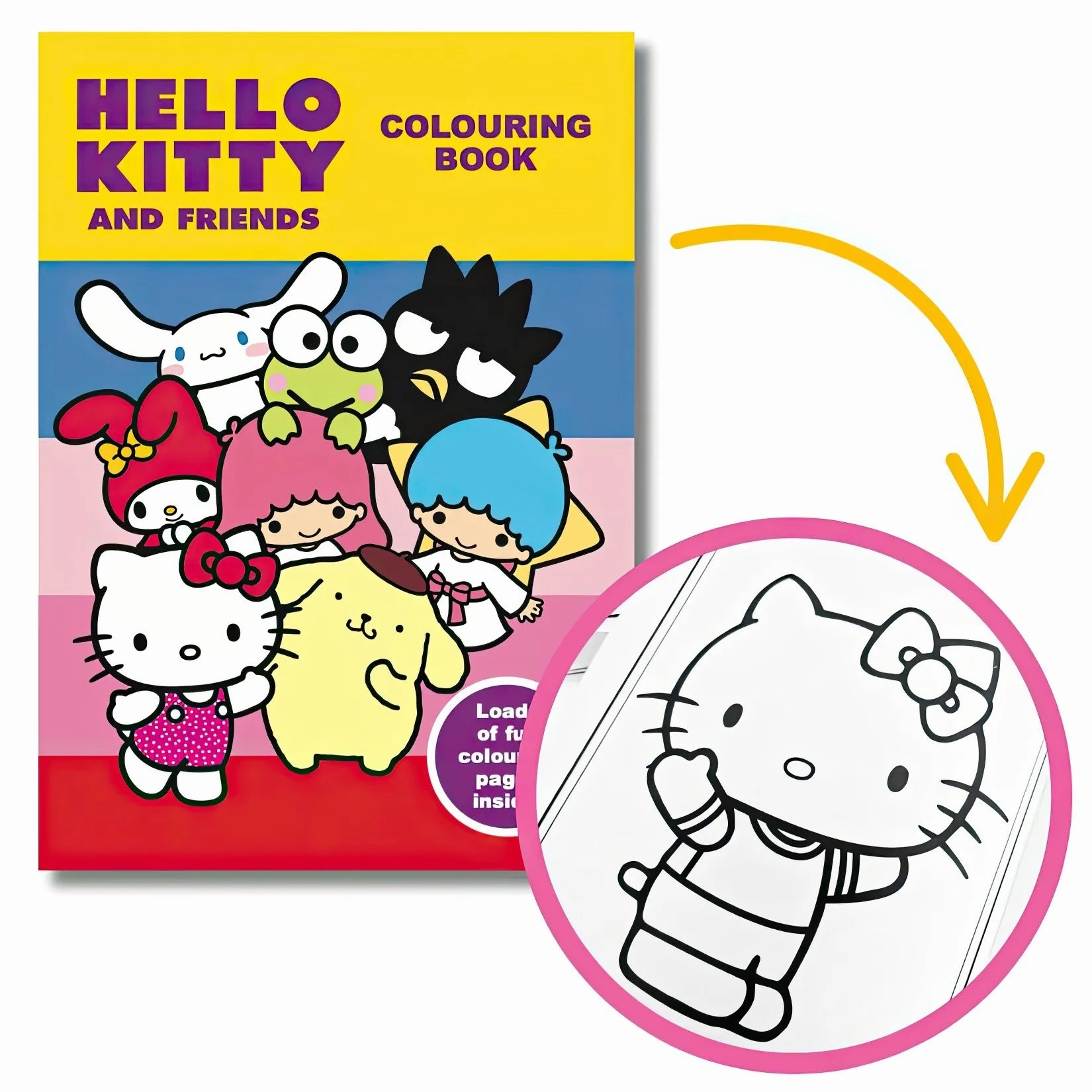 Hello Kitty & Friends Colouring Book