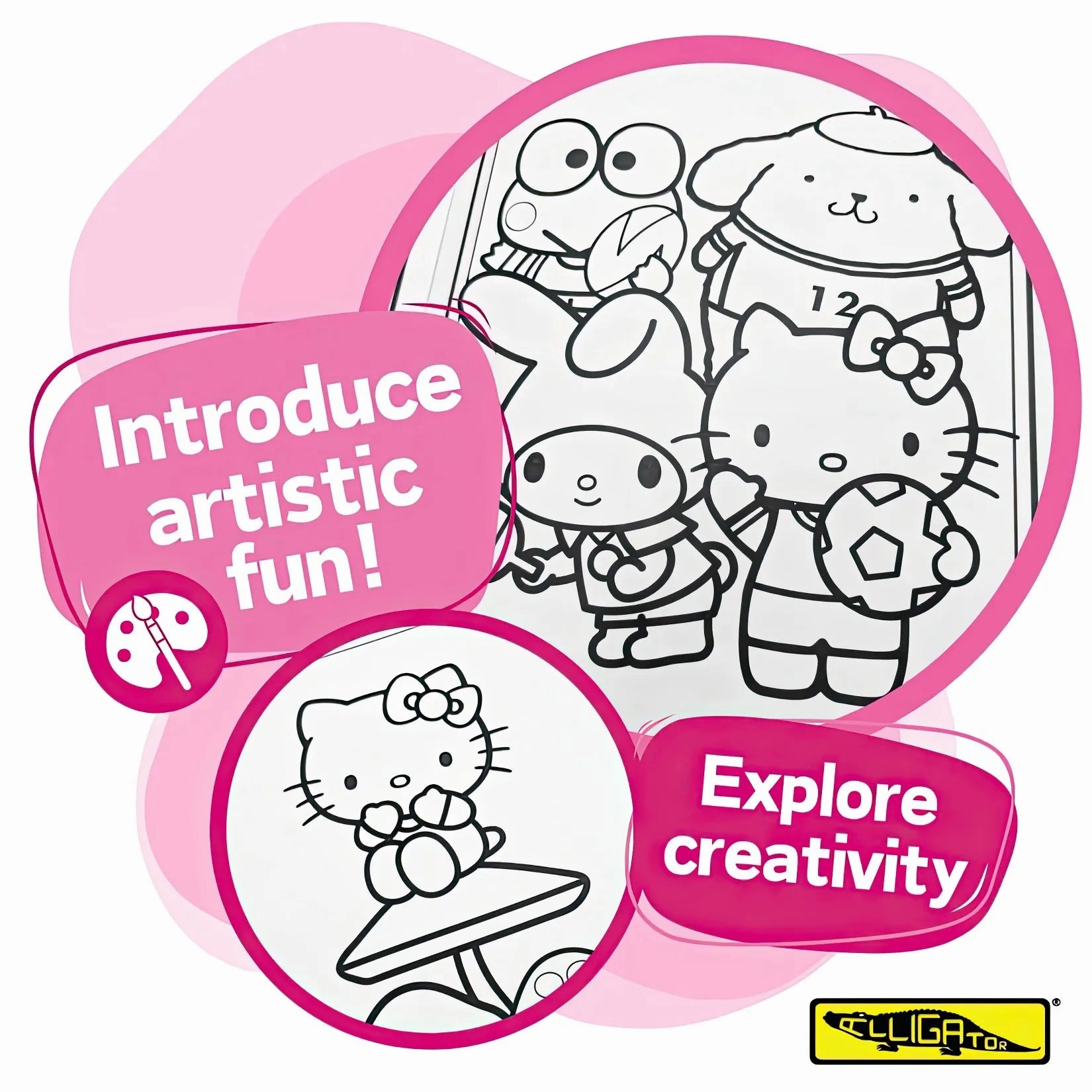 Hello Kitty & Friends Colouring Book