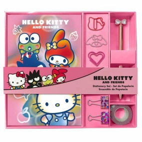 Hello Kitty Stationery Set with Notebook and Accessories