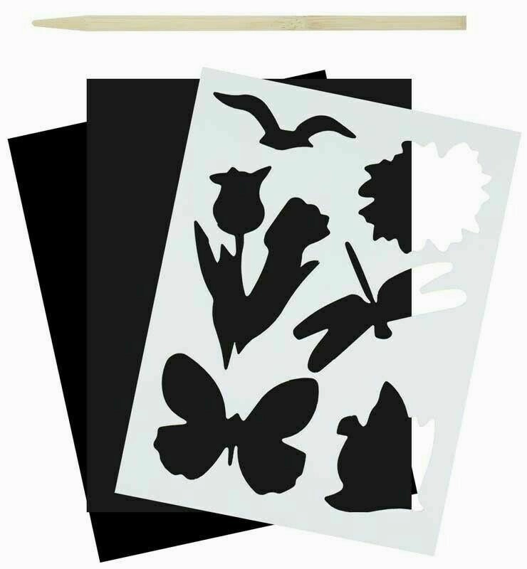 Henbrandt S51 473 Magic Colour Scratch Set - 8 Pieces