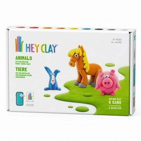 Hey Clay Animals - 6 Cans Set