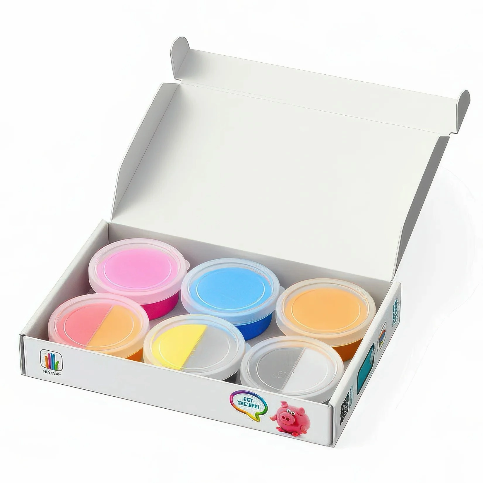 Hey Clay Animals - 6 Cans Set