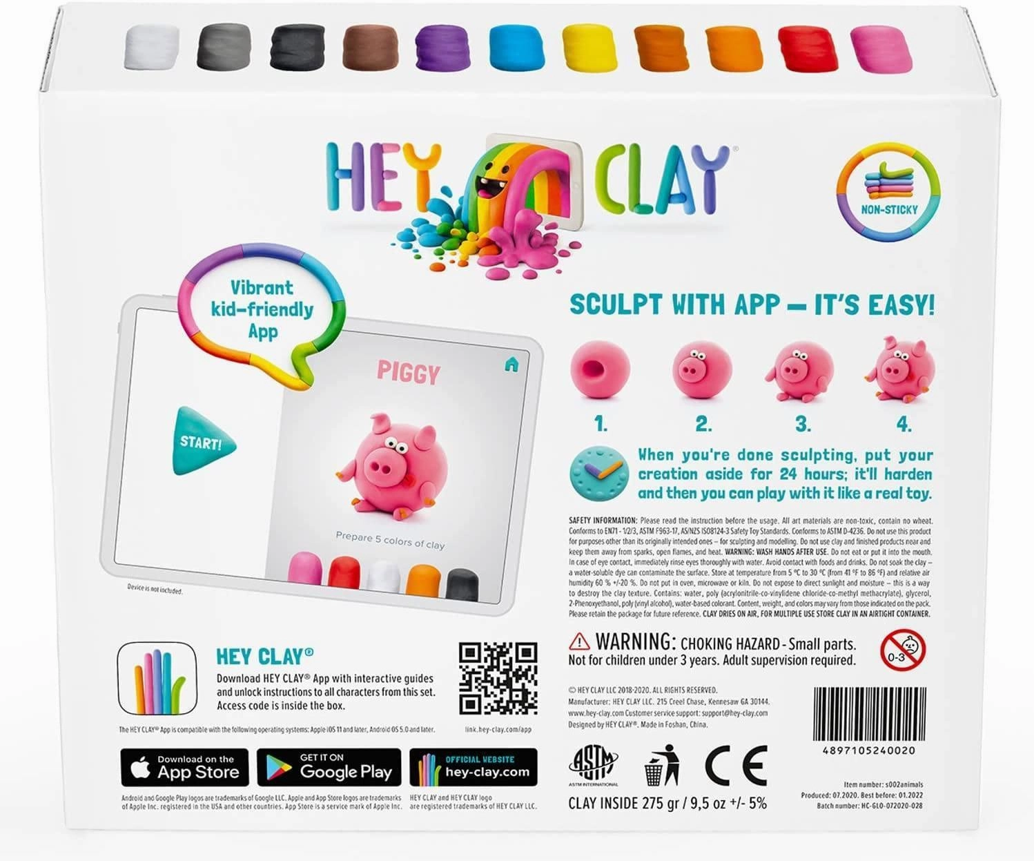 Hey Clay Animals Set