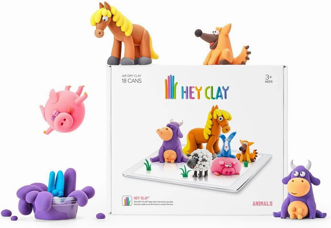 Hey Clay Animals Set