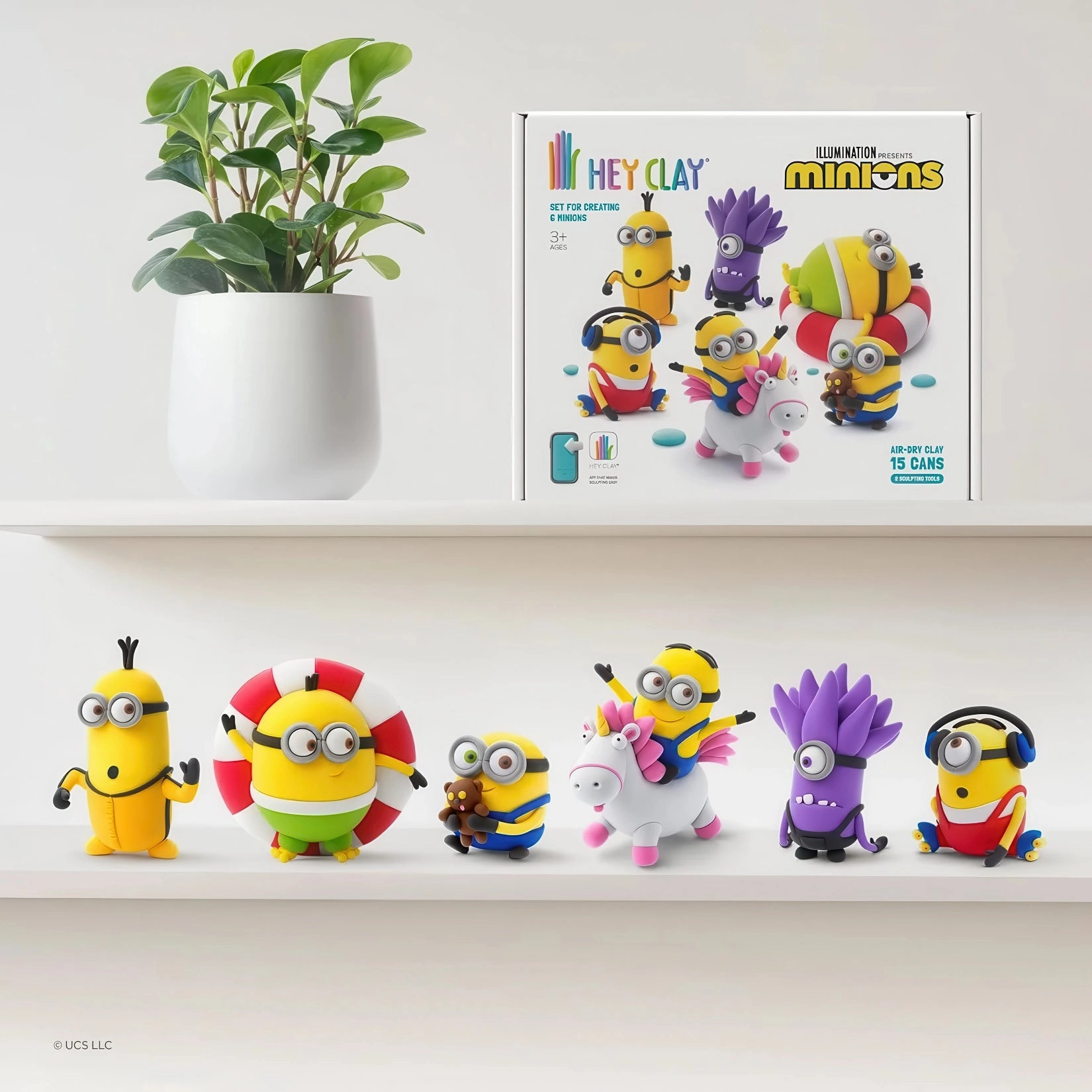 Hey Clay Despicable Me Minions 15 Cans Set