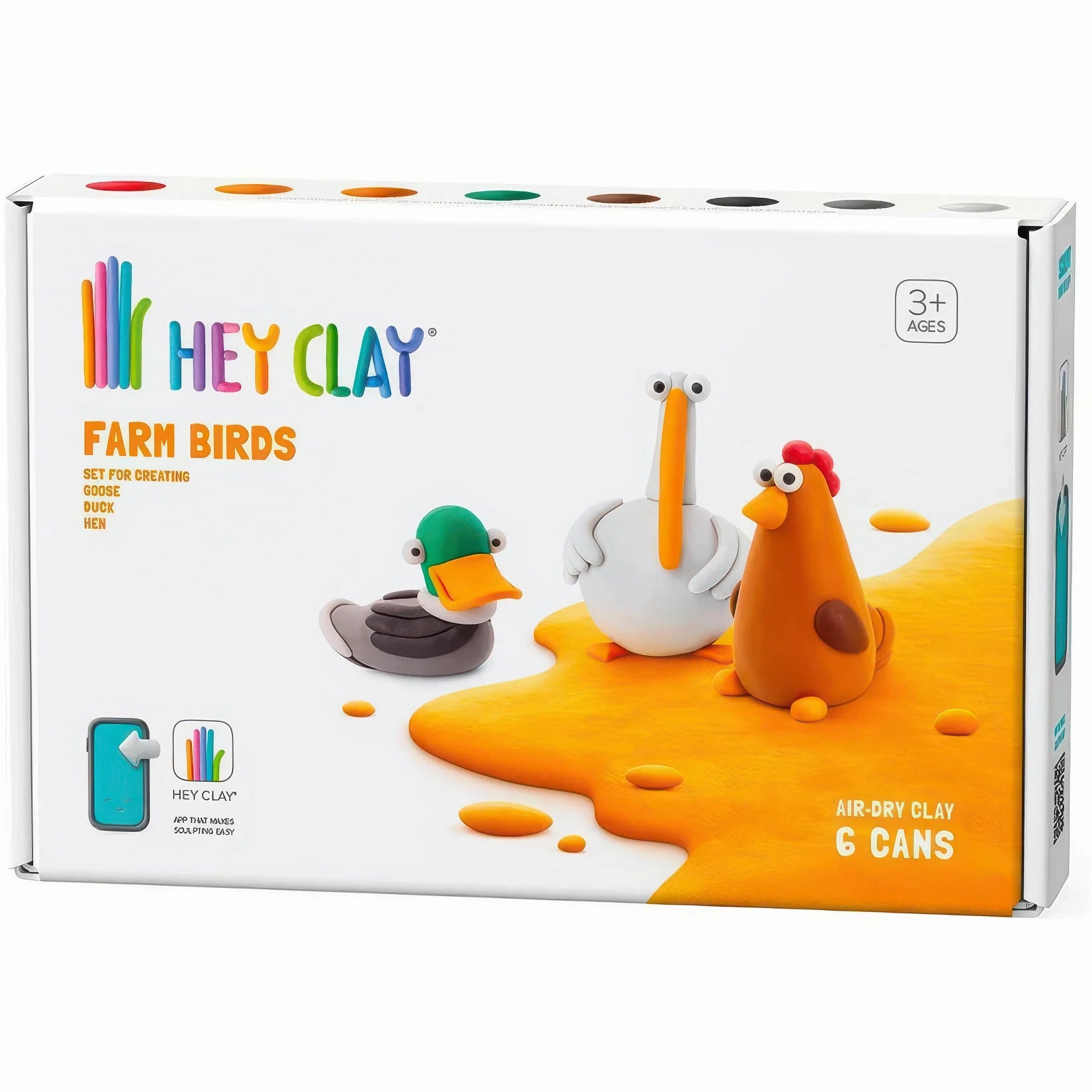 Hey Clay Farm Birds - Children's Modelling Clay Set