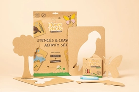 Honeysticks Stencils and Crayons Activity Set