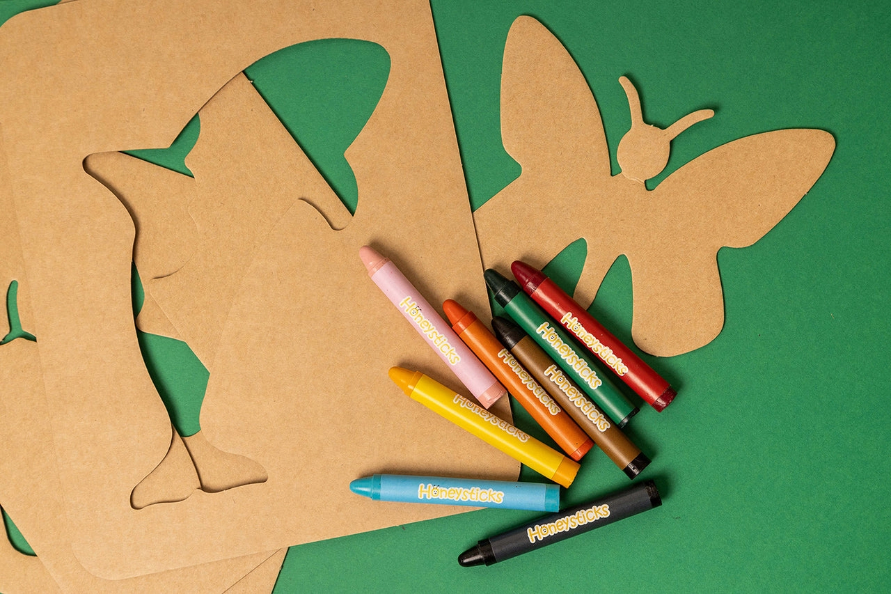 Honeysticks Stencils and Crayons Activity Set