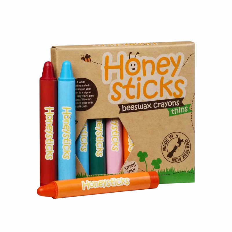 Honeysticks Thins Beeswax Crayons
