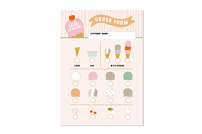 Ice Cream Shop Notepad
